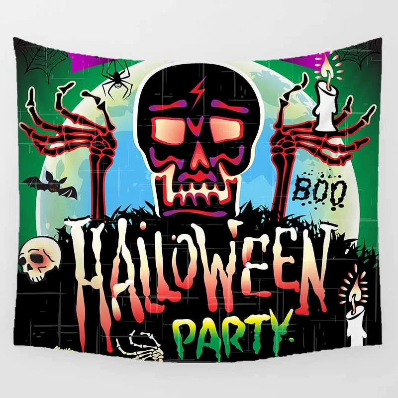 Hot sale custom large halloween tapestries wall hanging tapestry home decoration wall tapestry size L 200*150cm M 150*130cm
Hot sale custom large halloween tapestries wall hanging tapestry home decoration wall tapestry size L 200*150cm M 150*130cm