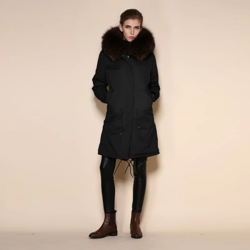 Thick winter long style european black black faux fur coat women parkas mr mrs fur jacket brown raccoon fur collar hooded
Thick winter long style european black black faux fur coat women parkas mr mrs fur jacket brown raccoon fur collar hooded