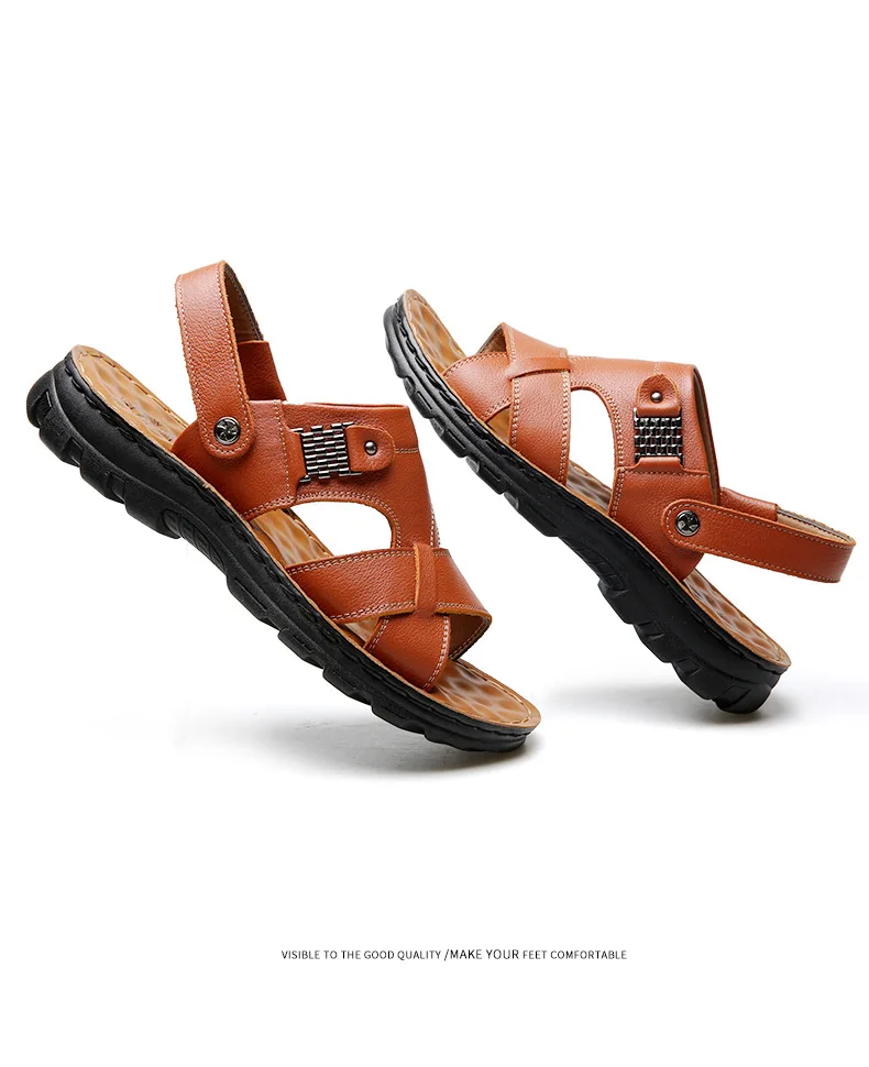 Male Shoes Genuine Leather Men Sandals Summer Men Shoes Beach Sandals Man Fashion Outdoor Casual Sneakers Size 38-44
Male Shoes Genuine Leather Men Sandals Summer Men Shoes Beach Sandals Man Fashion Outdoor Casual Sneakers Size 38-44