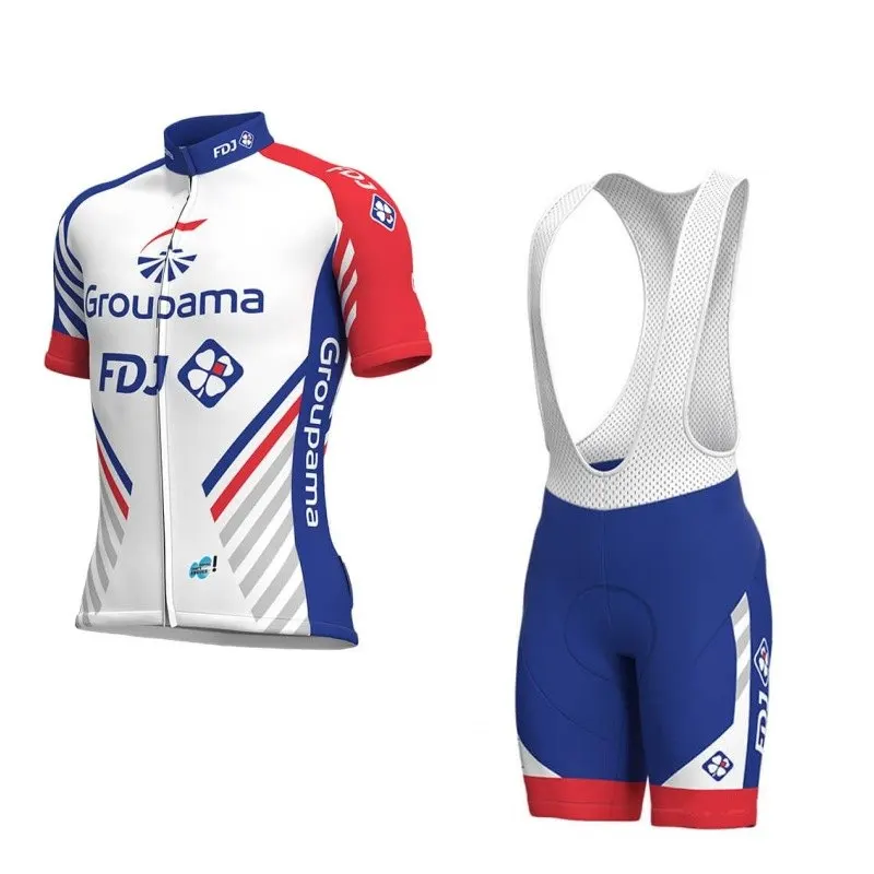 2020 pro team groupama FDJ Велоспорт Джерси набор мужской велосипед Майо дышащий MTB