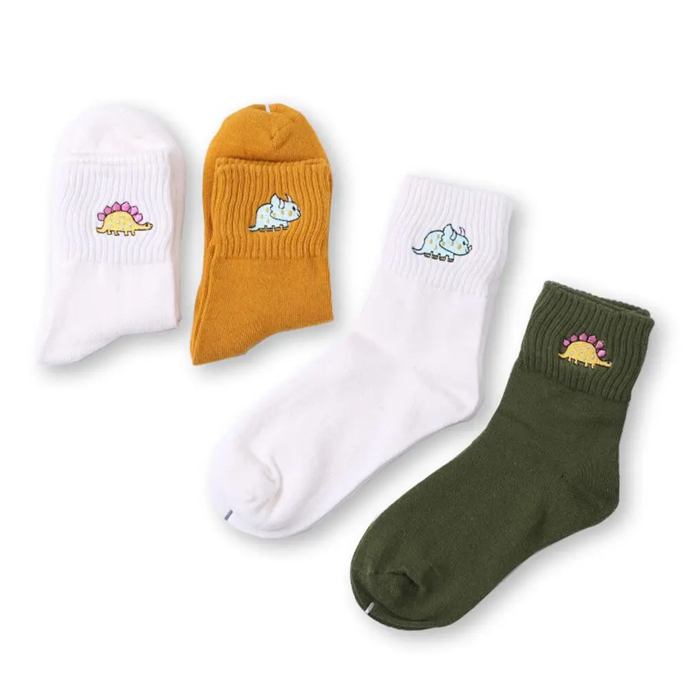 Fashion Cute Creative Dinosaur Embroidery Cotton Women Socks Top Quality Cartoon Funny Monster Socks Spring Summer Lovely Socks
Fashion Cute Creative Dinosaur Embroidery Cotton Women Socks Top Quality Cartoon Funny Monster Socks Spring Summer Lovely Socks