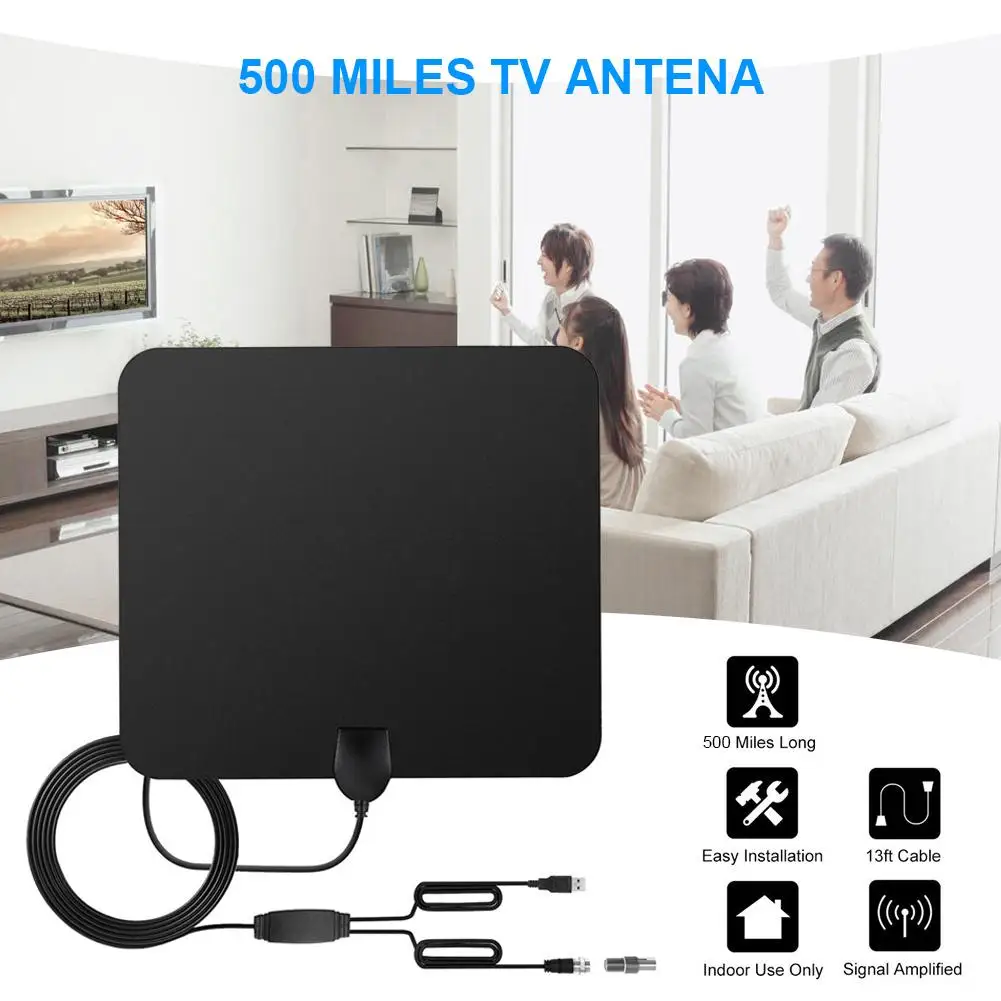 Indoor TV Antenna Digital HDTV Antennas 500 Miles Range 4K 1080P HD VHF UHF Television Antenna Satelite
Indoor TV Antenna Digital HDTV Antennas 500 Miles Range 4K 1080P HD VHF UHF Television Antenna Satelite