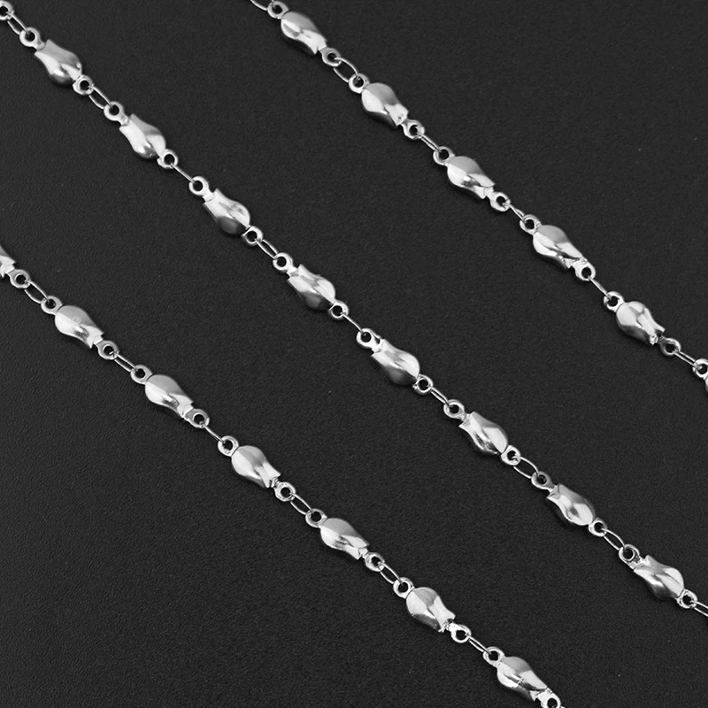 diy never legs color pure stainless steel 3.5 * 10MM flower roses handmade chain jewelry accessories chain grant
diy never legs color pure stainless steel 3.5 * 10MM flower roses handmade chain jewelry accessories chain grant