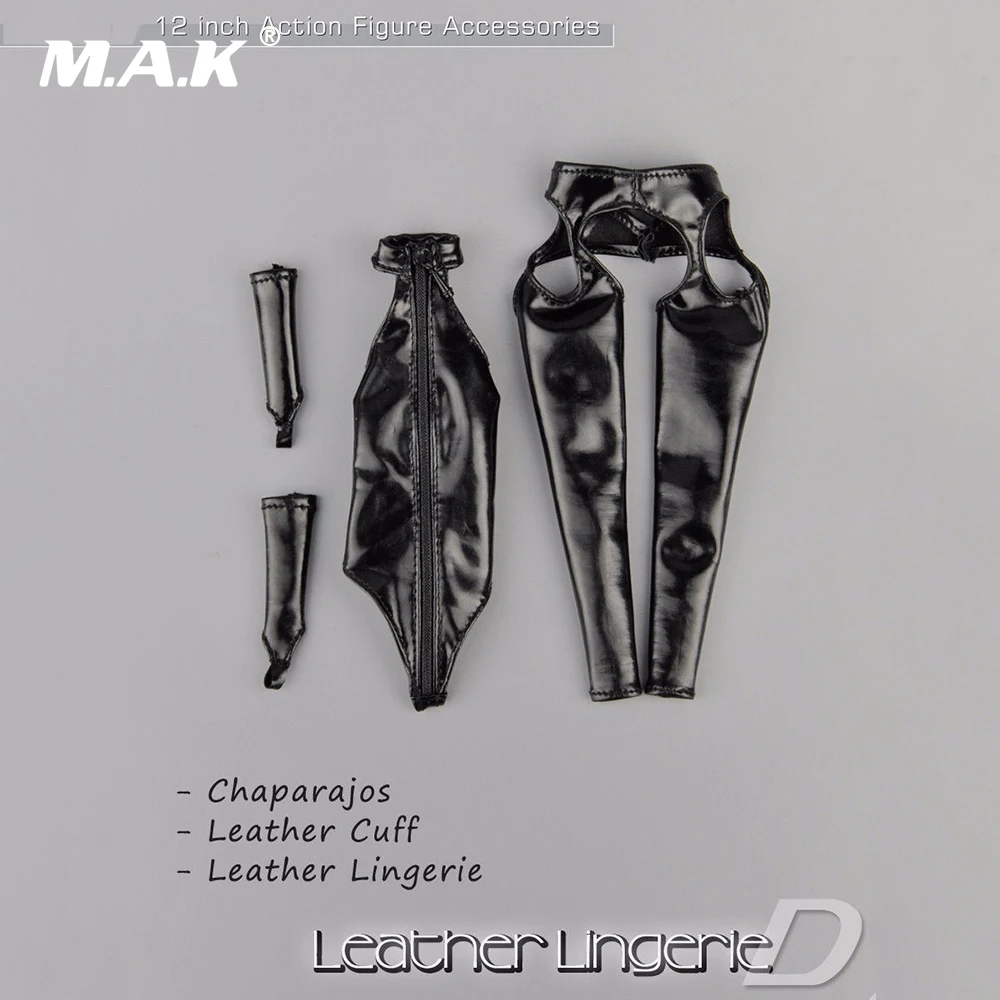 1/6 Sexy Leather Female Clothes High Collar Tight Leather Lingerie Set for 12 Inches Action Figure
1/6 Sexy Leather Female Clothes High Collar Tight Leather Lingerie Set for 12 Inches Action Figure