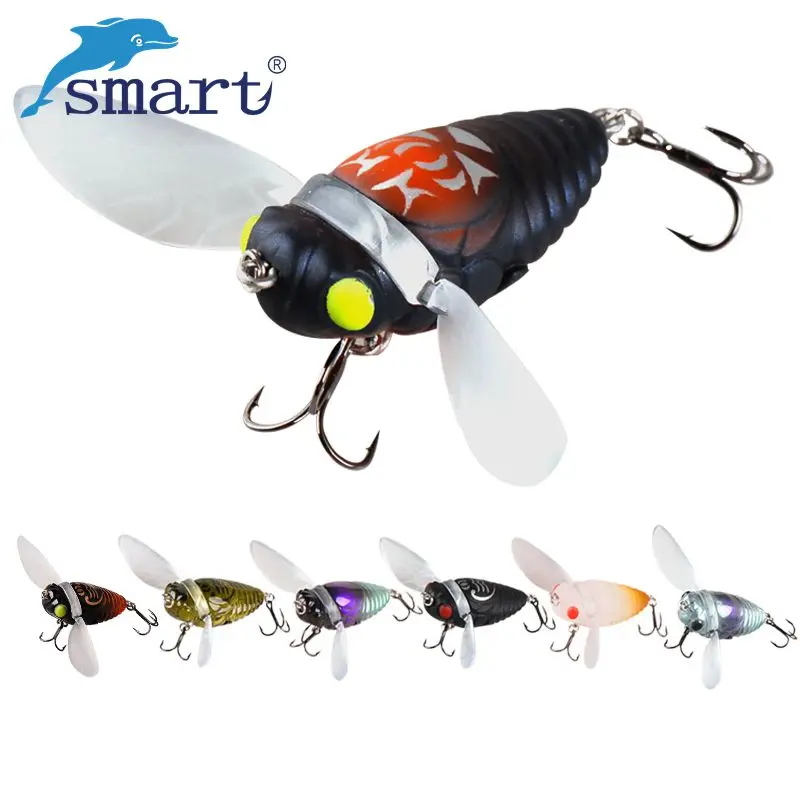 Smart 40mm/6.1g Cicada Shape Fishing Lure 7Colors Isca Artificial Hard Bait Perch Insect Lures Topwater Ocean Fly Fishing Tackle
Smart 40mm/6.1g Cicada Shape Fishing Lure 7Colors Isca Artificial Hard Bait Perch Insect Lures Topwater Ocean Fly Fishing Tackle