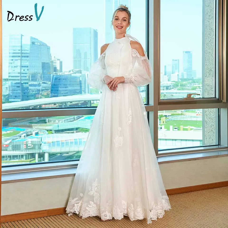 Элегантное свадебное платье Dressv с высоким воротником, трапециевидная аппликация, длинные рукава, полые, длина в пол, свадебные платья для ул...
Элегантное свадебное платье Dressv с высоким воротником, трапециевидная аппликация, длинные рукава, полые, длина в пол, свадебные платья для ул...