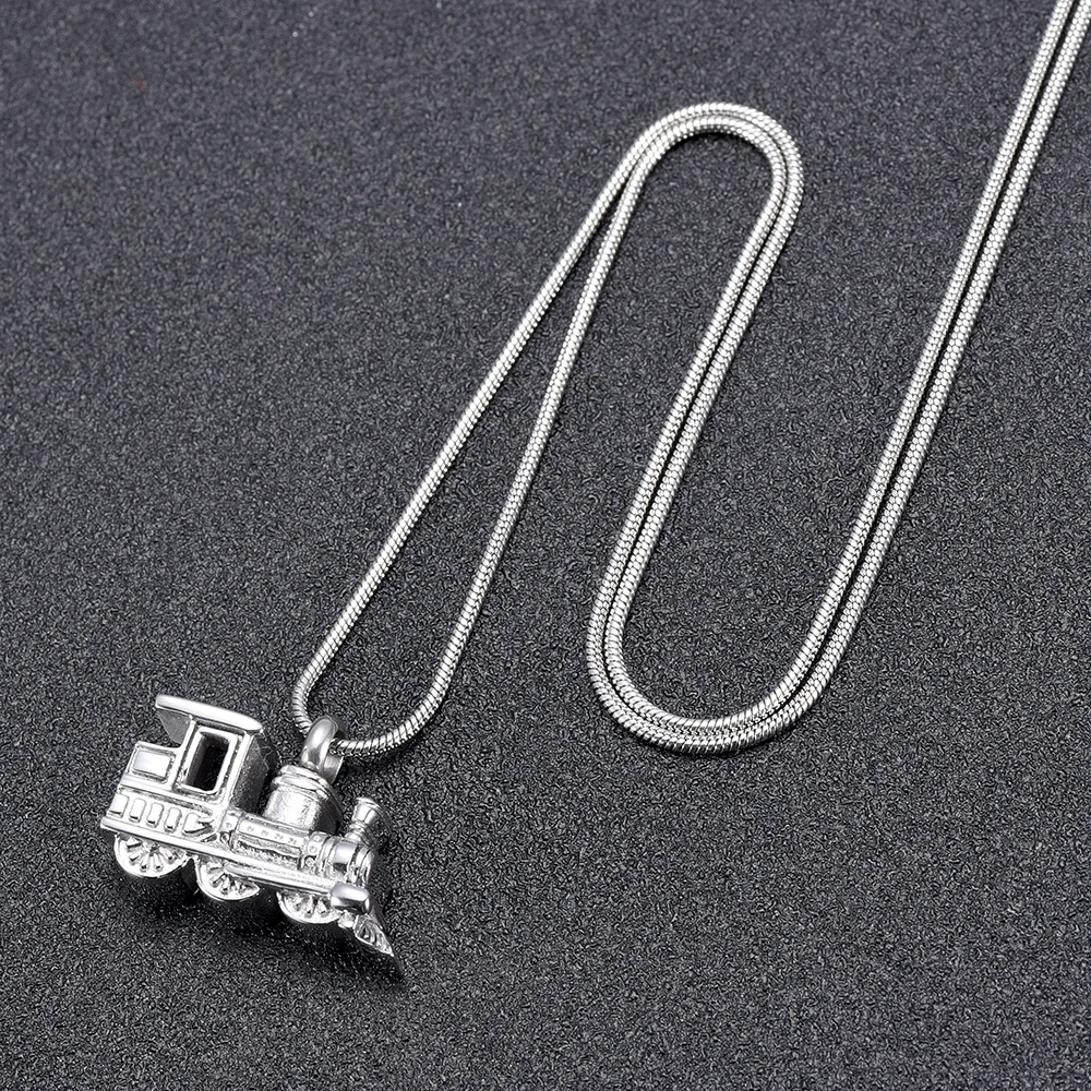 IJD10001 Stainless Steel Train Cremation Pendant for Ashes Urn Pendant Keepsake Memorial Necklace for Men's Kids Jewelry
IJD10001 Stainless Steel Train Cremation Pendant for Ashes Urn Pendant Keepsake Memorial Necklace for Men's Kids Jewelry