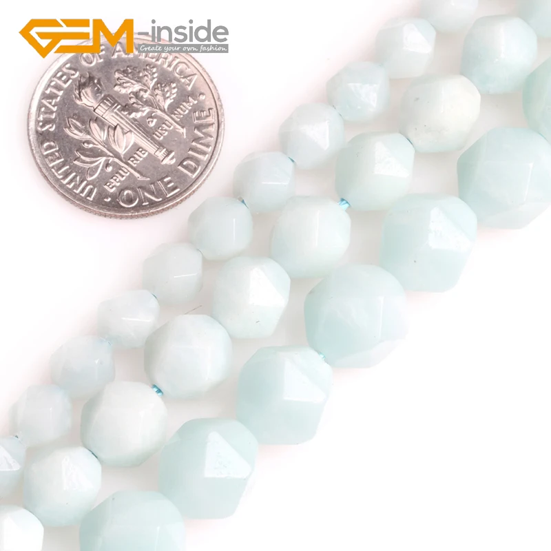 GEM-inside 6mm 8mm 10mm Natural Pure Faceted Round Amazonite Round Shape Loose Beads For Jewelry Making Strand 15"
GEM-inside 6mm 8mm 10mm Natural Pure Faceted Round Amazonite Round Shape Loose Beads For Jewelry Making Strand 15"