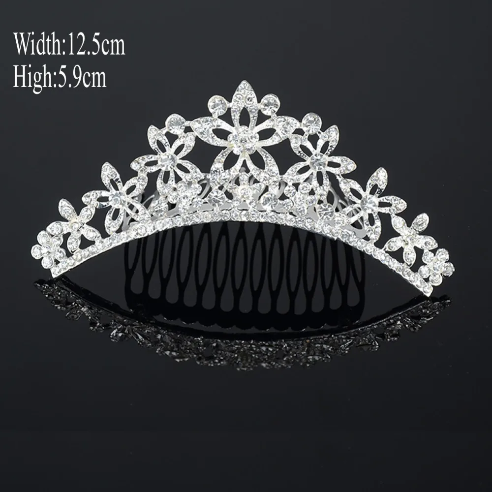 Wedding Bridal Tiara Crown Crystal Rhinestone Pageant Prom Hair Comb Headband-Y094
Wedding Bridal Tiara Crown Crystal Rhinestone Pageant Prom Hair Comb Headband-Y094