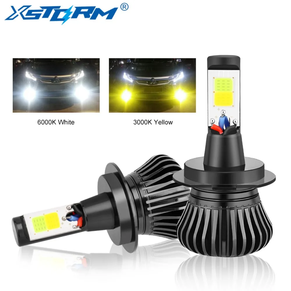 Светодиодная лампа XSTORM H7 Led H1 H3 H8 H11 9005 HB3 9006 HB4 H27 880 881, двухцветная Автомобильная противотуманная фара 3000 лм 12 в 6000K
Светодиодная лампа XSTORM H7 Led H1 H3 H8 H11 9005 HB3 9006 HB4 H27 880 881, двухцветная Автомобильная противотуманная фара 3000 лм 12 в 6000K