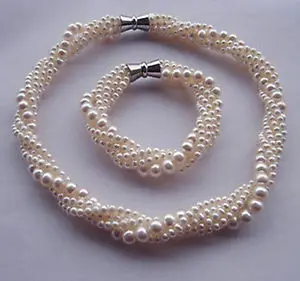 Wedding Jewelry oveliness Natural South Sea Pearl 5rows necklace set Quartz Crystal WomenFactory direct sale
Wedding Jewelry oveliness Natural South Sea Pearl 5rows necklace set Quartz Crystal WomenFactory direct sale