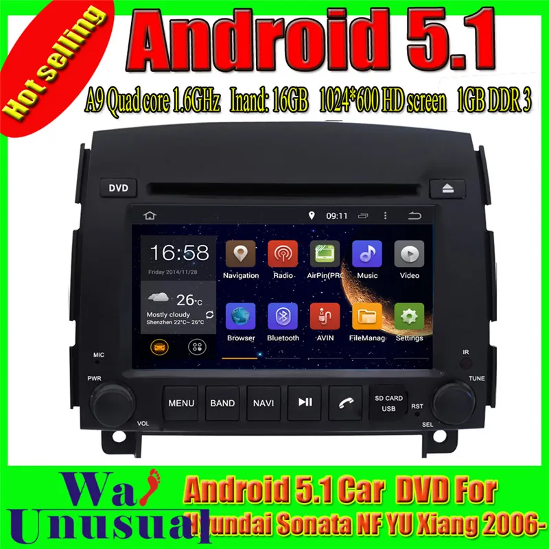 6,2 дюймовый Android 6,0 Автомобильный GPS wanобычно для Hyundai Sonata NF YU Xiang 2006 2007 2008 2009 2010 2011 2012 2013 2014 2015 2016 2017
6,2 дюймовый Android 6,0 Автомобильный GPS wanобычно для Hyundai Sonata NF YU Xiang 2006 2007 2008 2009 2010 2011 2012 2013 2014 2015 2016 2017