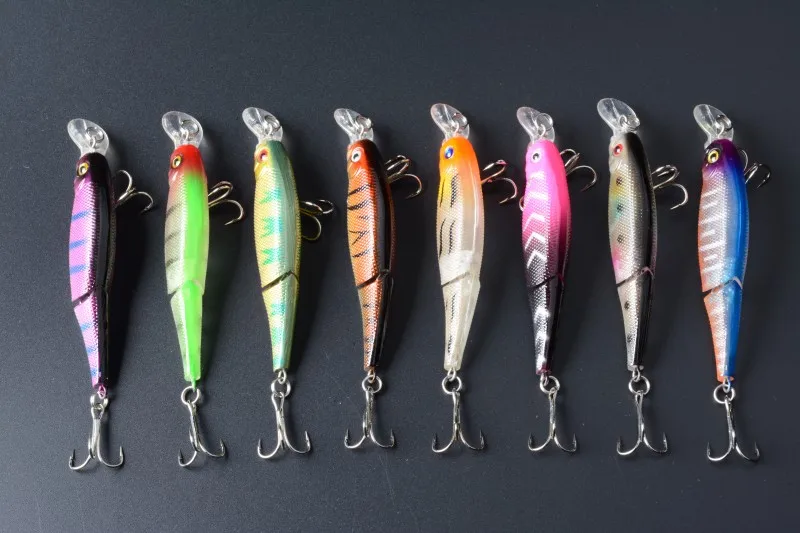 8 pcs Lifelike jointed sections minnow lures Swimbait fishing Lure Crankbait hard bait Fishing Tackle 8.8cm-7.4g (JM010)
8 pcs Lifelike jointed sections minnow lures Swimbait fishing Lure Crankbait hard bait Fishing Tackle 8.8cm-7.4g (JM010)