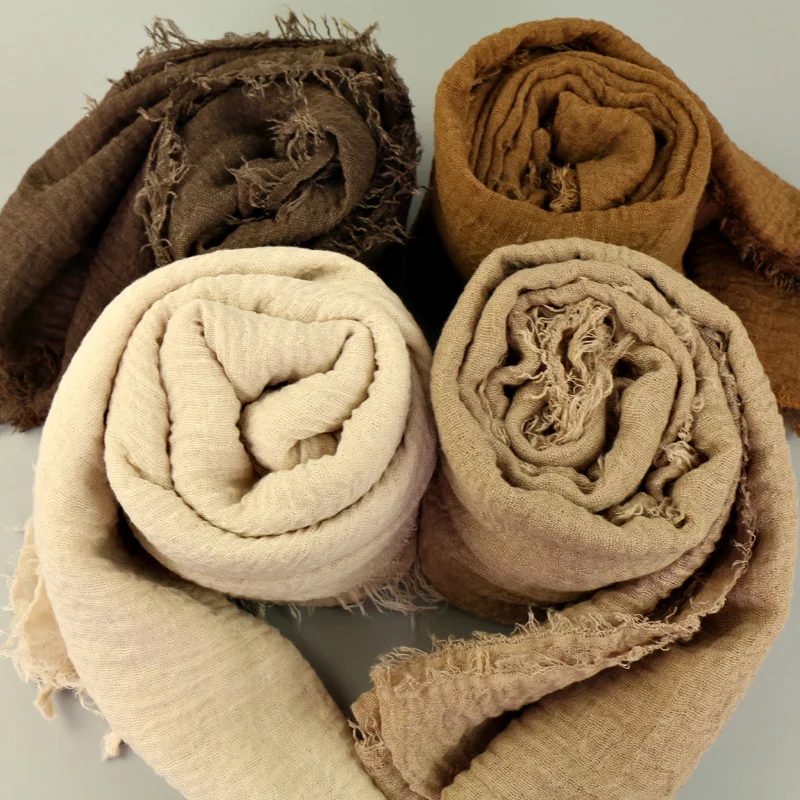 2019 New Plain Wrinkle Bubble Cotton Scarf Shawl Wrap Muslim Hijab Headband Drape Viscose Scarves Echarpe Foulard Femme 46 Color
2019 New Plain Wrinkle Bubble Cotton Scarf Shawl Wrap Muslim Hijab Headband Drape Viscose Scarves Echarpe Foulard Femme 46 Color