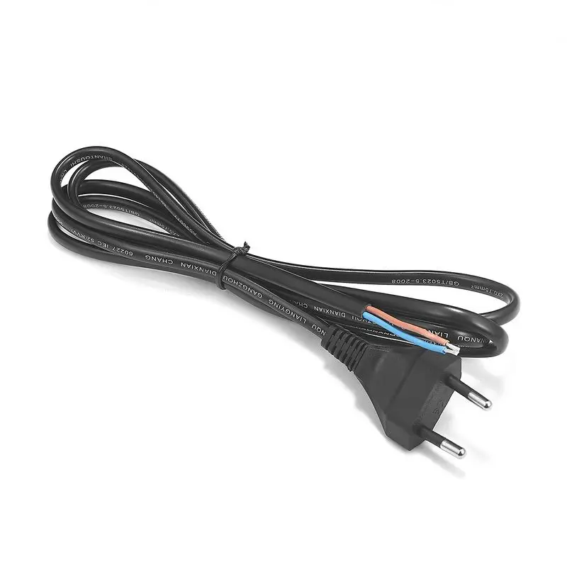 100pcs EU Plug Power Cable 1m 2m 3m 0.75mm2 220V Electric Pigtail Cable Euro Power Supply Cord For Lamps Extension Socket Outlet
100pcs EU Plug Power Cable 1m 2m 3m 0.75mm2 220V Electric Pigtail Cable Euro Power Supply Cord For Lamps Extension Socket Outlet