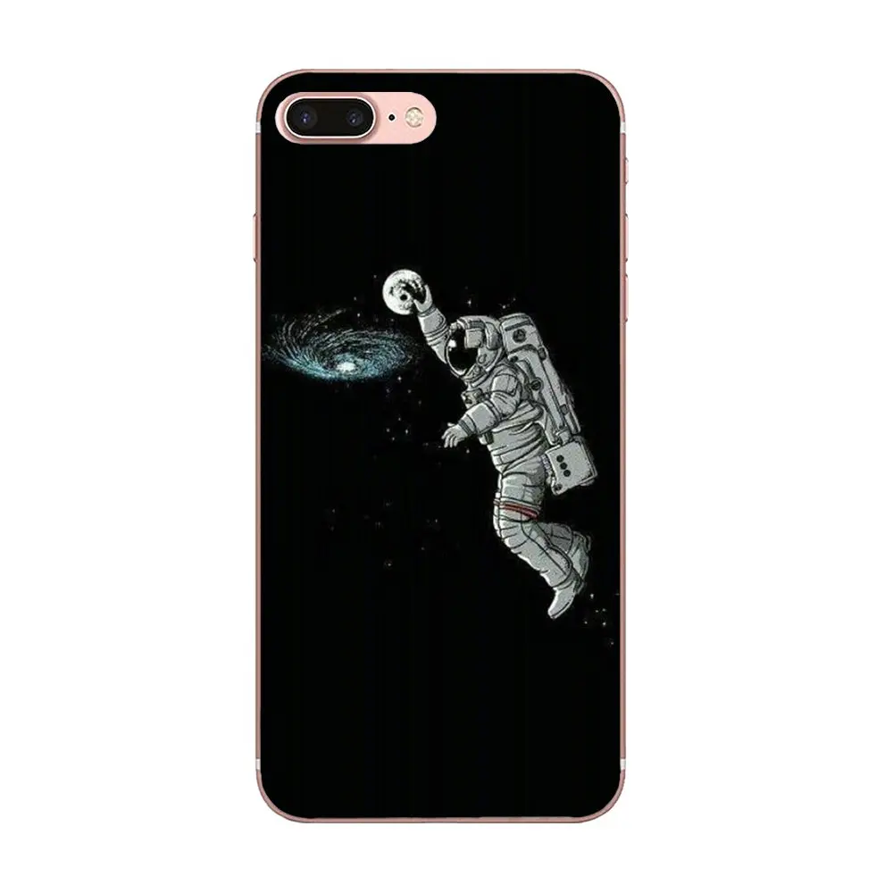 Space Love Луна астронавт Чехол для мобильного телефона Galaxy A3 A5 A7 On5 On7 2015 2016 2017 Grand