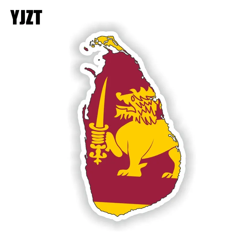 YJZT 8.3CM*14.8CM Personality Sri Lanka Map Flag Car Sticker Decal Reflective Accessories 6-1527
YJZT 8.3CM*14.8CM Personality Sri Lanka Map Flag Car Sticker Decal Reflective Accessories 6-1527