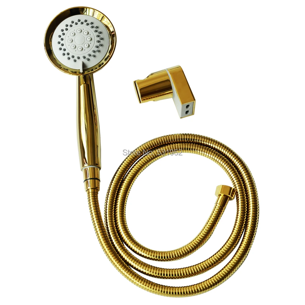 3 Function High Quality Gold Plated Hand Held Shower Head Hose and Bracket Holder Antique Gold Sprayer Multifunction Function
3 Function High Quality Gold Plated Hand Held Shower Head Hose and Bracket Holder Antique Gold Sprayer Multifunction Function