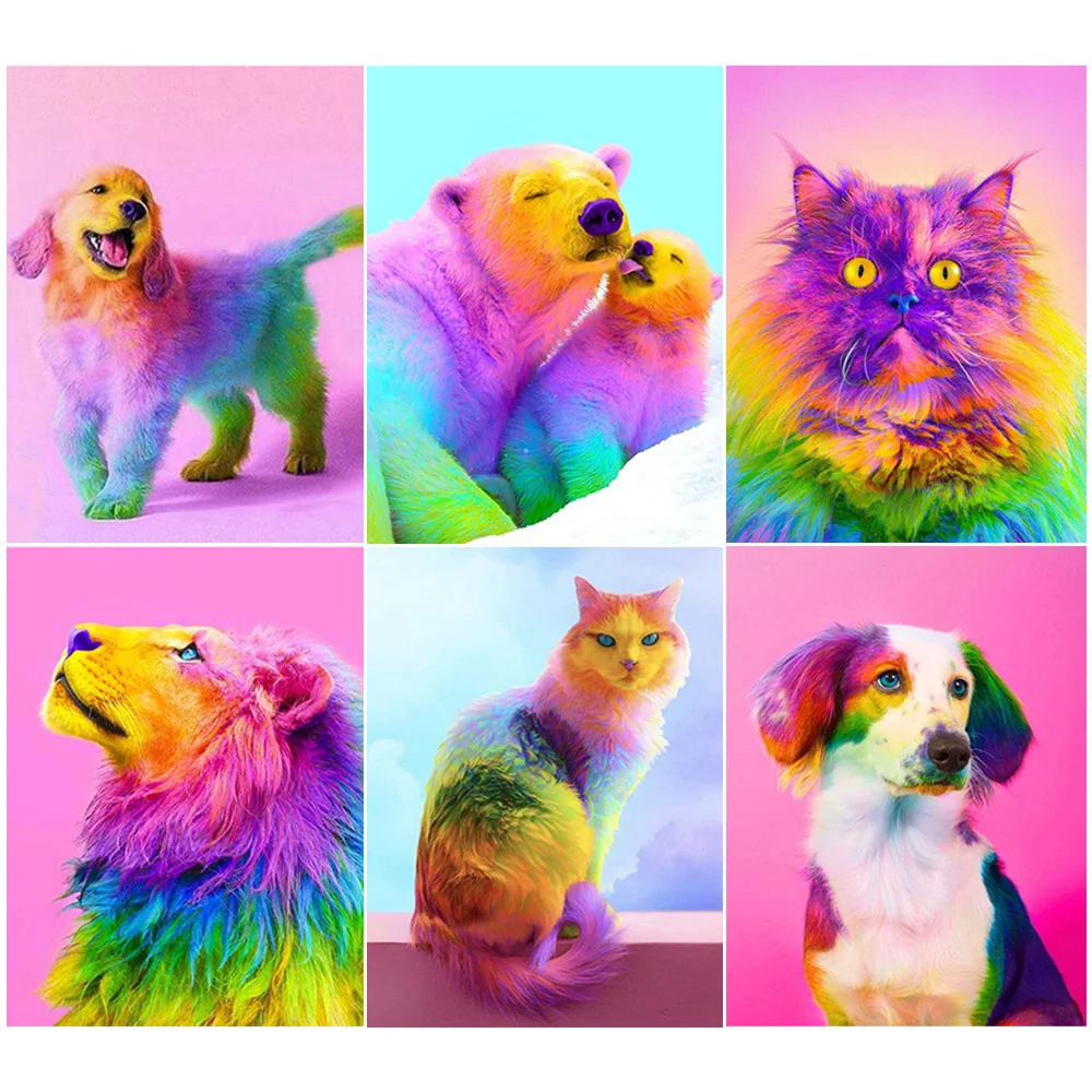 Fuyun 5D Diy Diamond Painting Full Round drill Cross-Stitch Colorful Animals Diamond Mosaic Rhinestone Picture Embroidery Sale
Fuyun 5D Diy Diamond Painting Full Round drill Cross-Stitch Colorful Animals Diamond Mosaic Rhinestone Picture Embroidery Sale