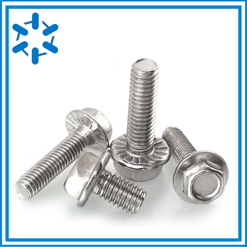 100pcs/lot DIN6921 Stainless steel hex flange bolt serrated flanged bolt M5*8/10/12/16/20/25/30/40
100pcs/lot DIN6921 Stainless steel hex flange bolt serrated flanged bolt M5*8/10/12/16/20/25/30/40