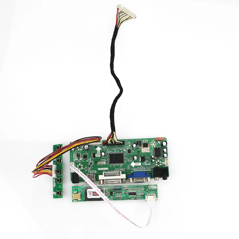 M. NT68676 LCD/LED плата драйвера контроллера (HDMI + VGA + DVI + аудио) 1440*900 для LP171WP4 (TL) (N2) LP171W01 (A4)
M. NT68676 LCD/LED плата драйвера контроллера (HDMI + VGA + DVI + аудио) 1440*900 для LP171WP4 (TL) (N2) LP171W01 (A4)