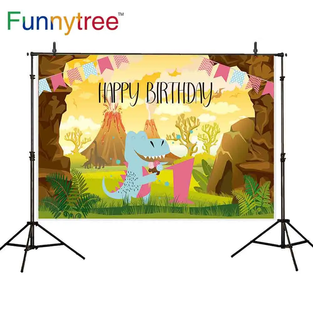 Фотофон Funnytree для фотосъемки детей динозавр Вечеринка Юрского периода вулкан поле мутайн мультфильм фон с флагами фон для детей
Фотофон Funnytree для фотосъемки детей динозавр Вечеринка Юрского периода вулкан поле мутайн мультфильм фон с флагами фон для детей