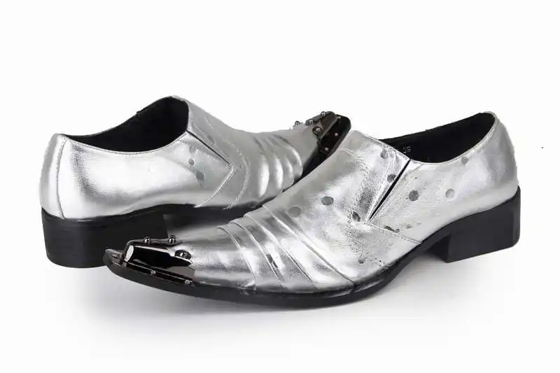 2018 Mens Business Silver Men Dress Shoes Man Genuine Leather Sanke Wedding Shoes Social Sapato Male Club Shoes Oxfords
2018 Mens Business Silver Men Dress Shoes Man Genuine Leather Sanke Wedding Shoes Social Sapato Male Club Shoes Oxfords
