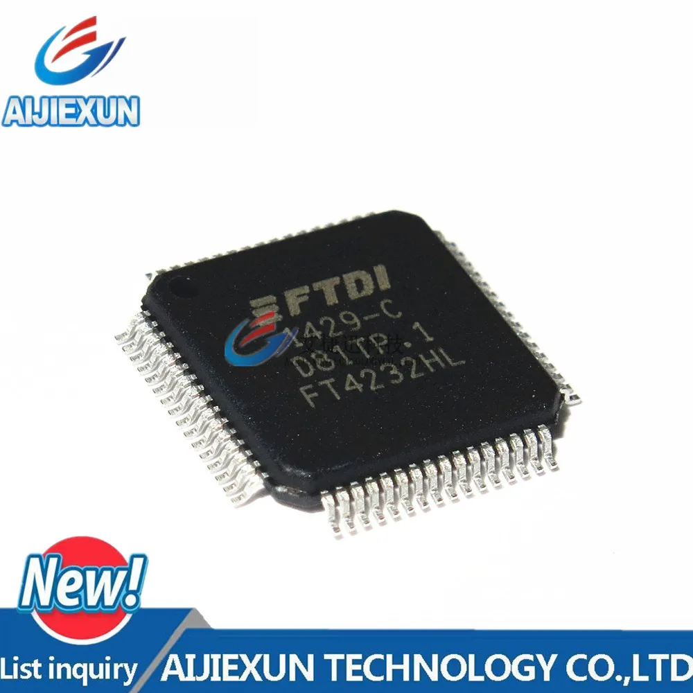 2PCS FT4232HL USB LQFP64 Quad High Speed USB to Multipurpose UART/MPSSE IC in stock 100% New and original
2PCS FT4232HL USB LQFP64 Quad High Speed USB to Multipurpose UART/MPSSE IC in stock 100% New and original