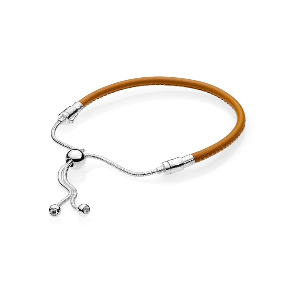Authentic 925 Sterling Silver Bracelet Simple Adjustable Leather Bracelets Bangles For Women Wedding Party Jewelry Gift
Authentic 925 Sterling Silver Bracelet Simple Adjustable Leather Bracelets Bangles For Women Wedding Party Jewelry Gift
