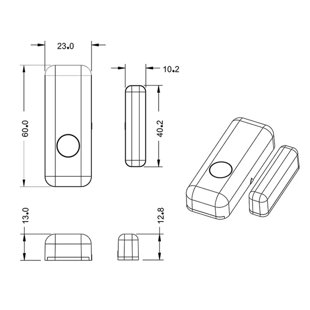 PGST Window Door Sensor for 433MHz Alarm System PG103 Wireless Home Alarm App Notification Alerts
PGST Window Door Sensor for 433MHz Alarm System PG103 Wireless Home Alarm App Notification Alerts