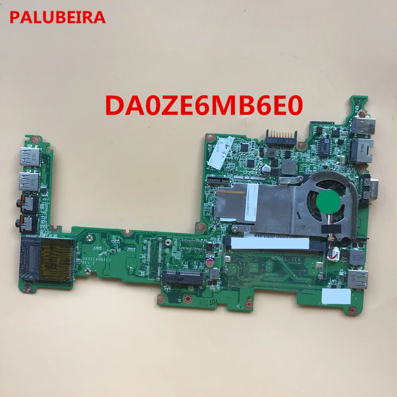 Материнская плата для ноутбука Acer Aspire D257 Netbook ZE6 MBSFV06002 DA0ZE6MB6E0 100% протестирована