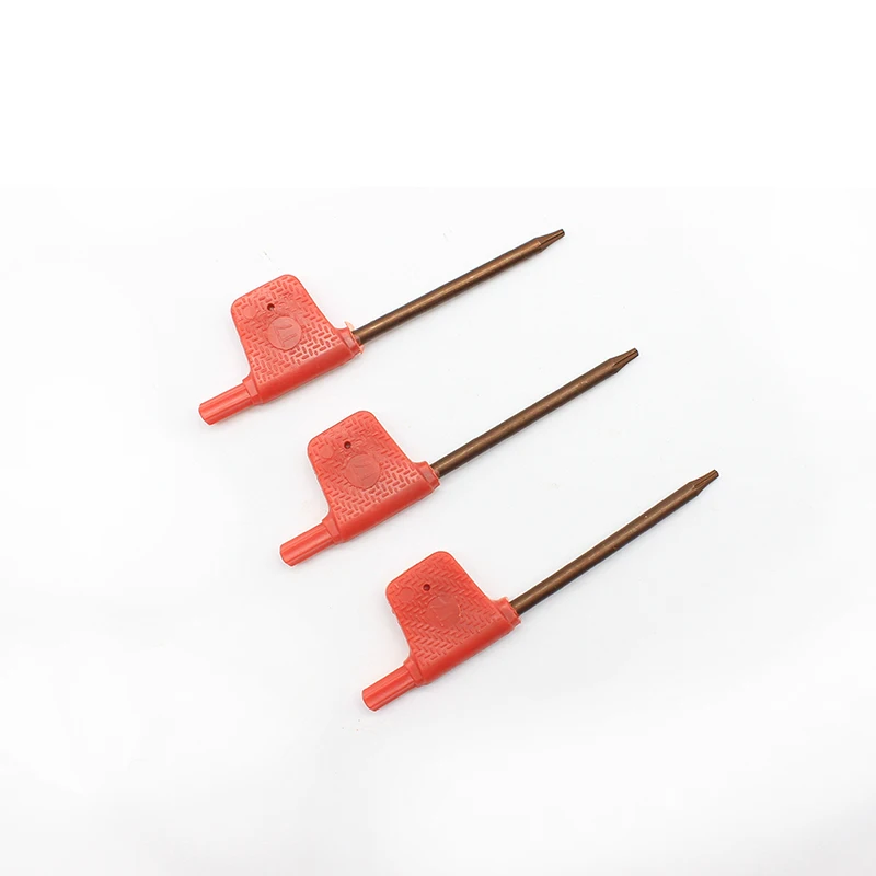 Red flag wrench T7 Tools Holder Screw Driver Screwdriver Accessories standard Torx for CNC tool holder Torx screw wrench
Red flag wrench T7 Tools Holder Screw Driver Screwdriver Accessories standard Torx for CNC tool holder Torx screw wrench