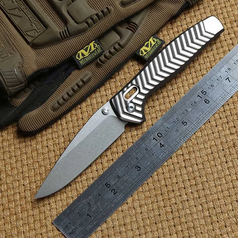 DICORIA BM781 Aluminum handle folding knife D2 Steel Ball bearing camping hunting Pocket clip outdoor Survival knives EDC Tool
DICORIA BM781 Aluminum handle folding knife D2 Steel Ball bearing camping hunting Pocket clip outdoor Survival knives EDC Tool