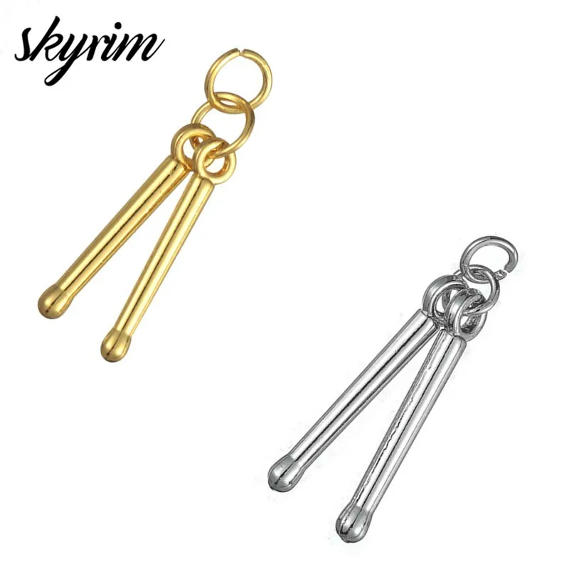 Skyrim 10Pcs Musical Instrument Pendant Golden Silver Color Drum Stick Charms Fit DIY Necklaces Bracelets for Jewelry Making
Skyrim 10Pcs Musical Instrument Pendant Golden Silver Color Drum Stick Charms Fit DIY Necklaces Bracelets for Jewelry Making