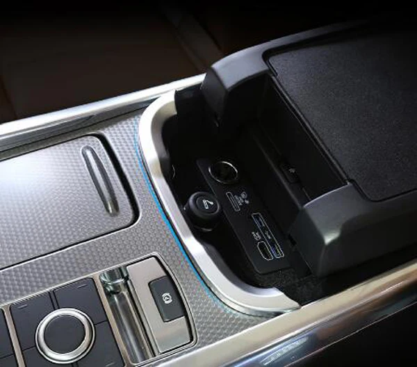 ABS Chrome Car Central Control Armrest Box Strips Trim For Land rover Range Rover Sport RR Sport 2018 Year model Car-styling
ABS Chrome Car Central Control Armrest Box Strips Trim For Land rover Range Rover Sport RR Sport 2018 Year model Car-styling