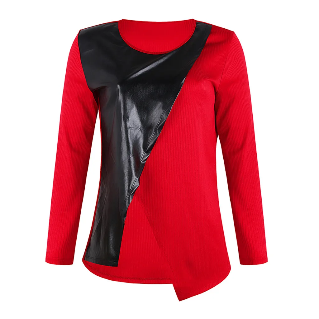 FREE OSTRICH Long Sleeve Splice O-Neck Womens Tops And Blouses Automne Loose Fashion Autumn Clothing Blouse Et Chemisier Femme
FREE OSTRICH Long Sleeve Splice O-Neck Womens Tops And Blouses Automne Loose Fashion Autumn Clothing Blouse Et Chemisier Femme
