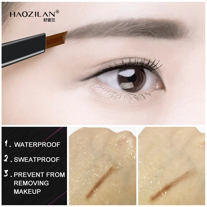 HAOZILAN 6 Colors Double-end Automatic Rotatable Eyebrow Pencil Waterproof Eye Makeup Cosmetic Pen
HAOZILAN 6 Colors Double-end Automatic Rotatable Eyebrow Pencil Waterproof Eye Makeup Cosmetic Pen