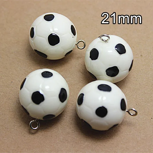10pcs very popular 3D Resin Sports Ball Football pendent for DIY Car Decoration keychain making
10pcs very popular 3D Resin Sports Ball Football pendent for DIY Car Decoration keychain making