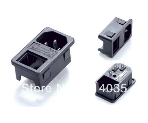 50 pcs/lot UPS Power Outlet AC socket SS-8B-2 IEC INLET with Single Fuse Holder SWITCH Copper CE
50 pcs/lot UPS Power Outlet AC socket SS-8B-2 IEC INLET with Single Fuse Holder SWITCH Copper CE