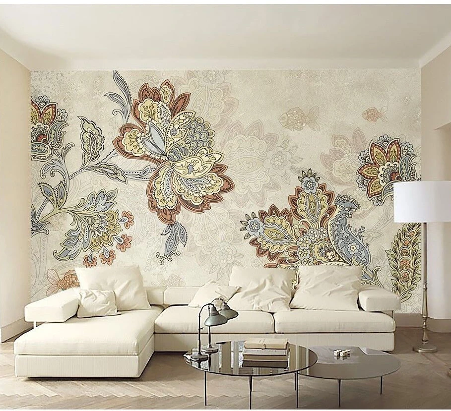Bacaz 8D Vintage Flower ART Damask Wallpaper Mural for Living Room 3d Flower Wall paper 8d Photo Murals 3d Wallcoverings
Bacaz 8D Vintage Flower ART Damask Wallpaper Mural for Living Room 3d Flower Wall paper 8d Photo Murals 3d Wallcoverings