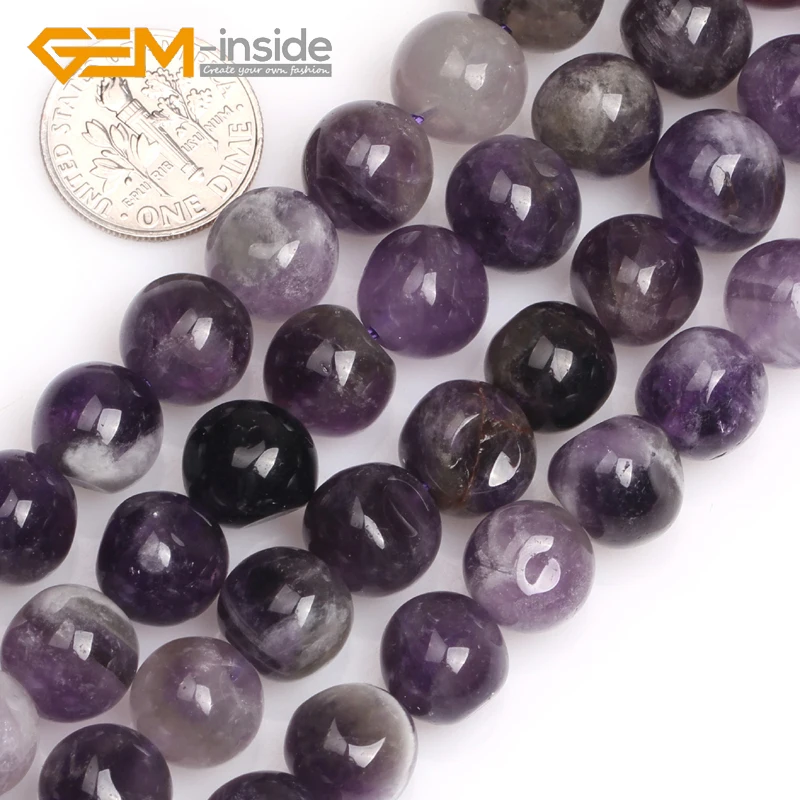 10mm NEW Freeform Round Shape Amethysts Stone Beads for Jewelry Making DIY Gifts Strand 15 Inches GEM-inside Wholesale
10mm NEW Freeform Round Shape Amethysts Stone Beads for Jewelry Making DIY Gifts Strand 15 Inches GEM-inside Wholesale