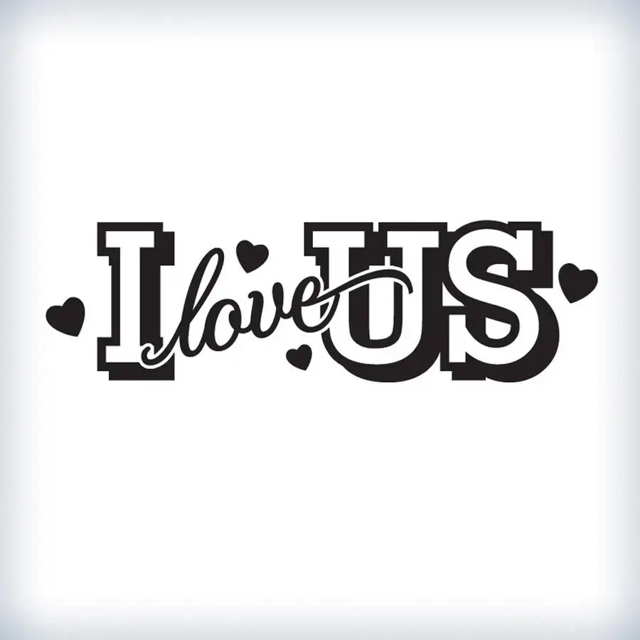 I Love Us Wall Sticker Bedroom Removable Home Decoration Wall Art Decals Living Room Text Stickers Quotes Waterproof Decal ZA700
I Love Us Wall Sticker Bedroom Removable Home Decoration Wall Art Decals Living Room Text Stickers Quotes Waterproof Decal ZA700
