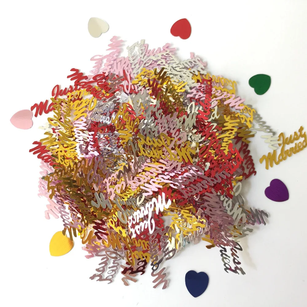1500pcs 6colors Just Married Wedding Sparkly Confetti Table Scatters Decorations Party Supplys
1500pcs 6colors Just Married Wedding Sparkly Confetti Table Scatters Decorations Party Supplys