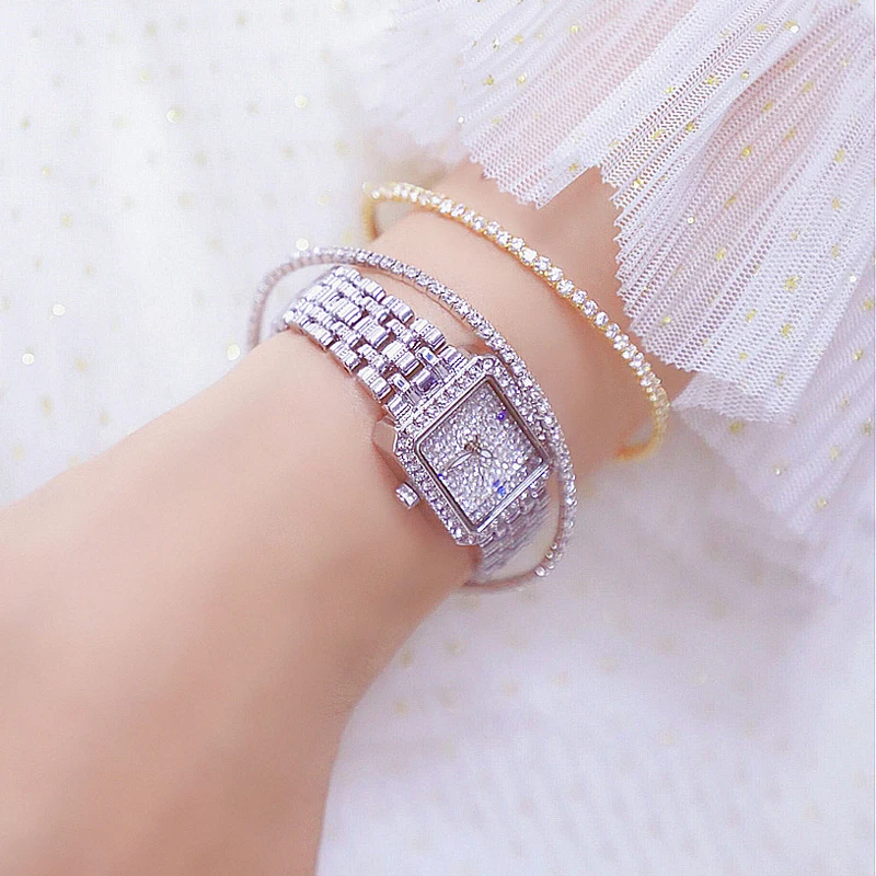 BS Gold Pretty Luxury Watches Women's Fashion Rhinestone Diamond Watch Lady WristWatches Elegant Crystal Small Dial Reloj Mujer
BS Gold Pretty Luxury Watches Women's Fashion Rhinestone Diamond Watch Lady WristWatches Elegant Crystal Small Dial Reloj Mujer