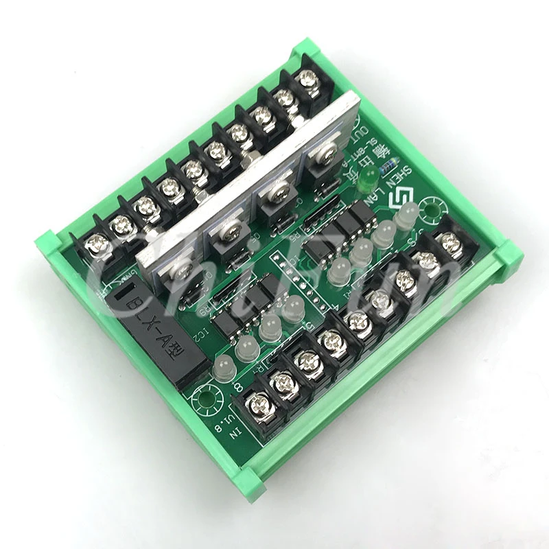 8 way PLC amplifier solenoid valve hydraulic valve transistor power drive transistor PLC protection plate Universal output
8 way PLC amplifier solenoid valve hydraulic valve transistor power drive transistor PLC protection plate Universal output