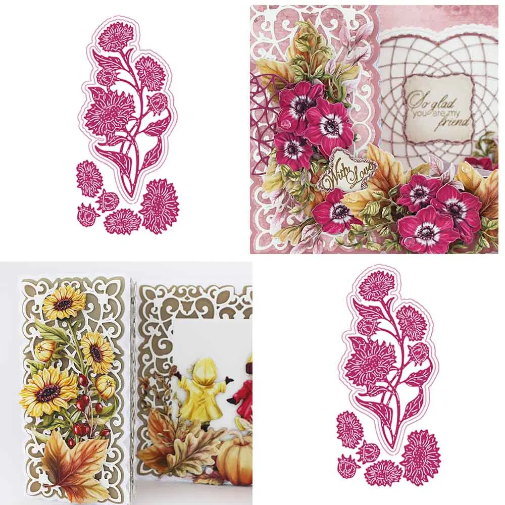 Sunflower Stems Die Craft Metal Cutting Dies Mold Scrapbook Cut Die Paper Craft Knife Mould Blade Punch Stencils
Sunflower Stems Die Craft Metal Cutting Dies Mold Scrapbook Cut Die Paper Craft Knife Mould Blade Punch Stencils
