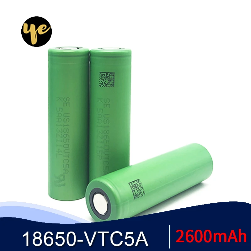 Оригинальный аккумулятор для Sony 18650 VTC5A 2600 мА/ч 3 6 В литий ионный вейпа 40A фонарик