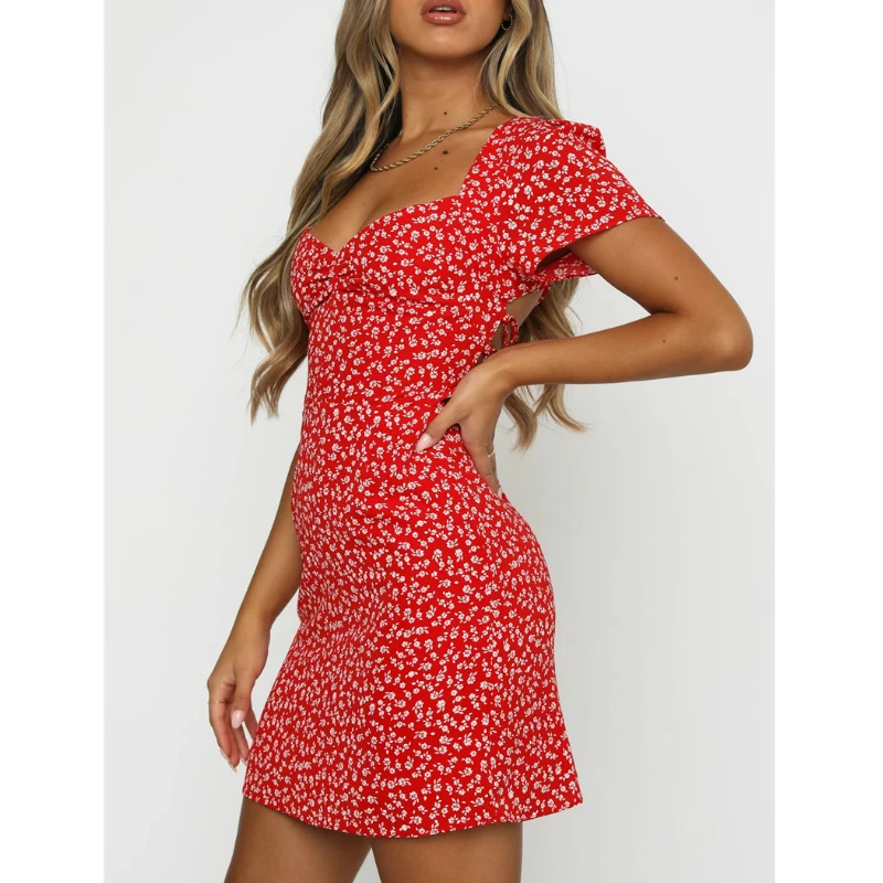 Женская маленькая с цветочным принтом пляжное мини-платье летнее платье с короткими рукавами, с кружевными бретелями, со шнуровкой на спине...
Женская маленькая с цветочным принтом пляжное мини-платье летнее платье с короткими рукавами, с кружевными бретелями, со шнуровкой на спине...