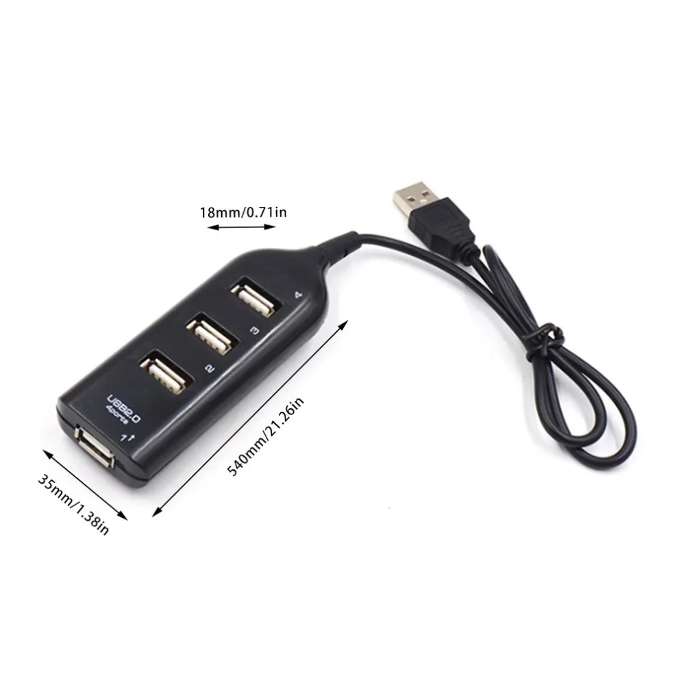 4-USB порт высокоскоростной концентратор разветвитель для U диск кард-ридер