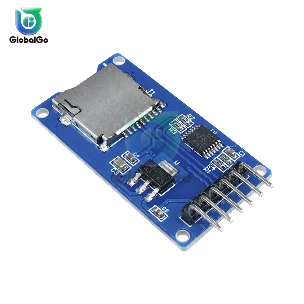 6Pin карта памяти Micro SD плата расширения TF Card защитный модуль SPI для Arduino Promotion|Детали